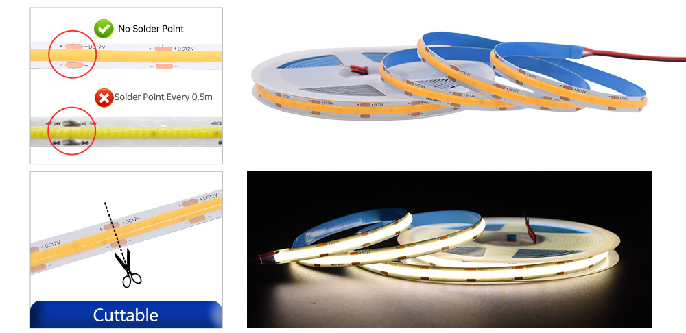 È possibile tagliare le Strisce LED 12V Bianco su misura?